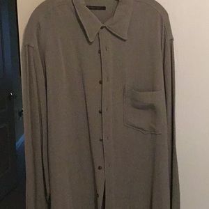 Men’s Donna Karan Grey Black Label Shirt
